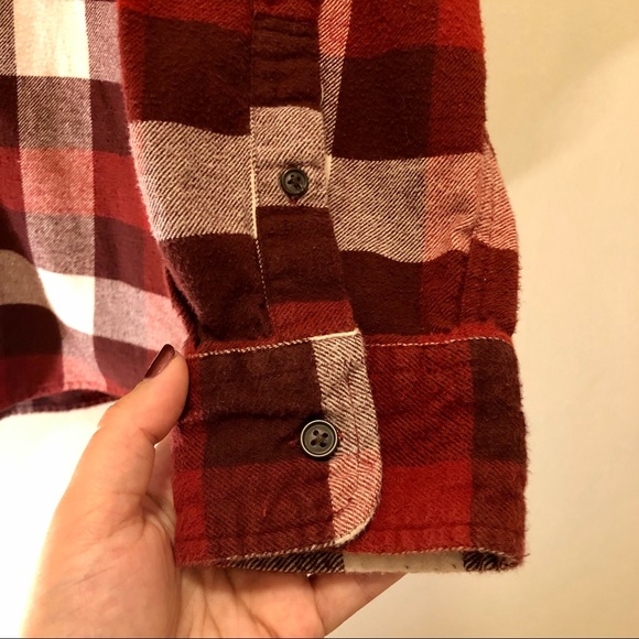 Ultra Soft, Oversized, Red 100% Cotton Croft & Barrow Plaid Flannel - Picture 8 of 12
